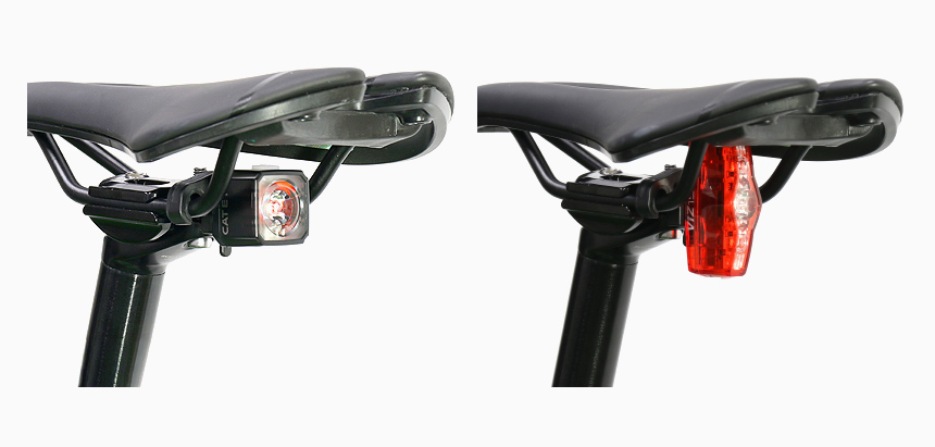 캣아이 RM-3 안장 레일 브라켓 장착 예시