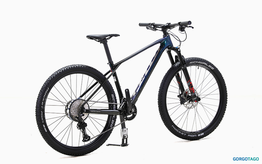 2024 첼로 크로노 70 MTB 27.5 갤럭시 블루 그린 컬러 전체 디테일 이미지