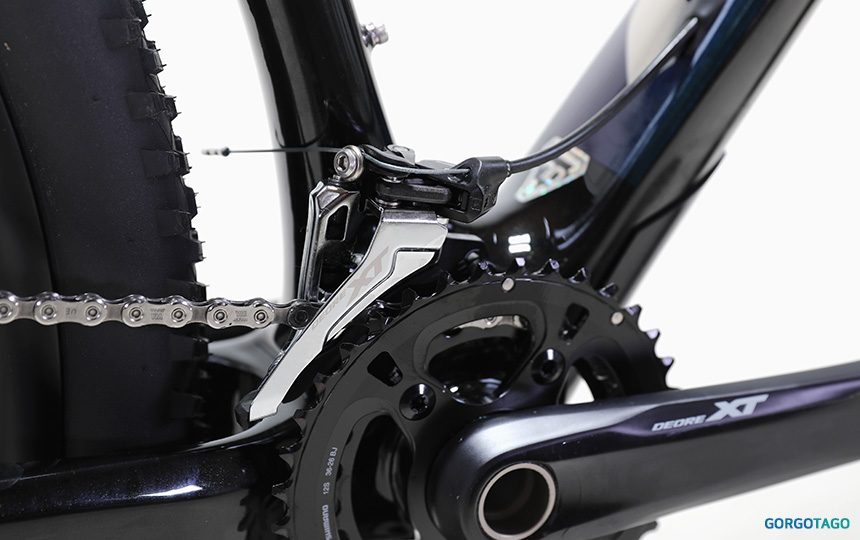 2024 첼로 크로노 70 MTB 27.5 XT 앞변속기 디테일
