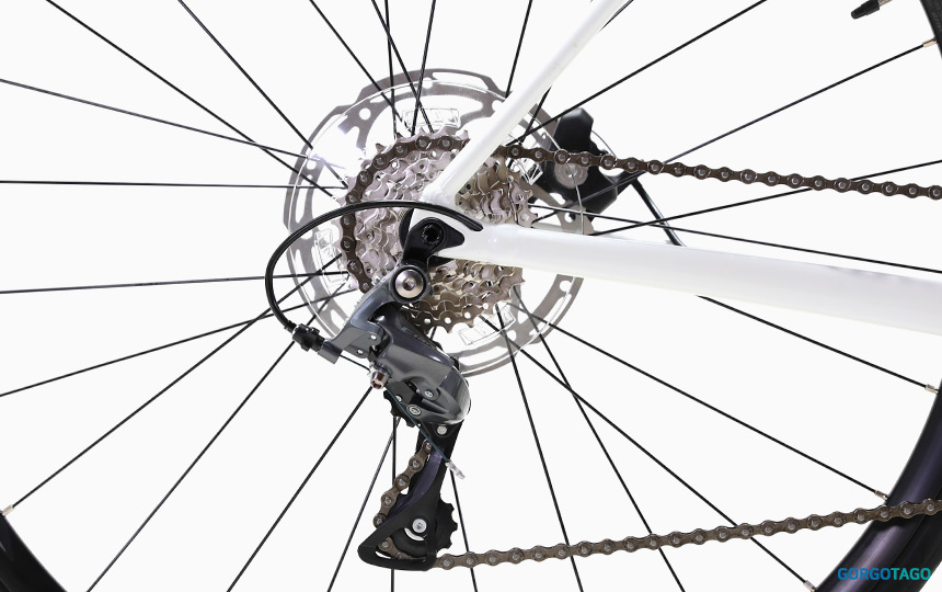 2026 메리다 스컬트라 100 시마노 클라리스 변속기 디테일