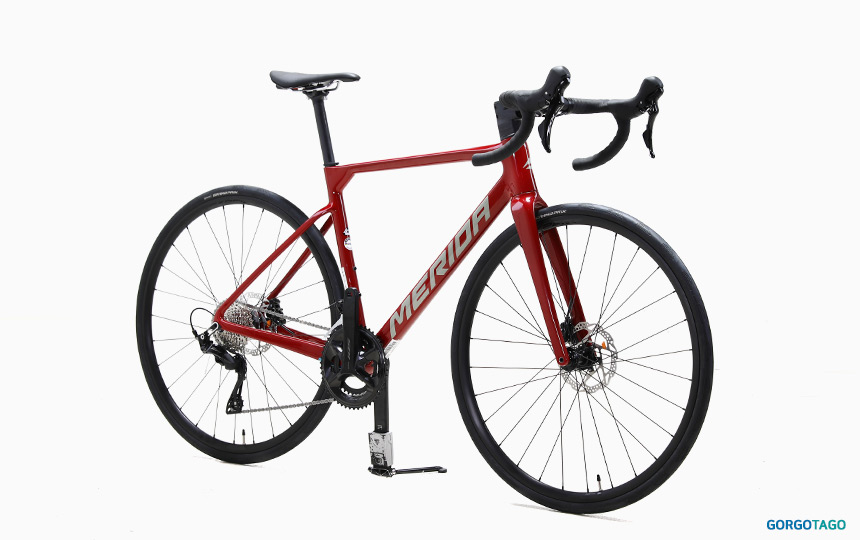 2026 메리다 스컬트라 4000 헤리티지 레드 컬러 프레임 디테일 이미지