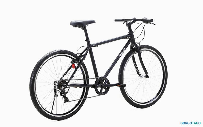 타누스 01 하이브리드 27.5 블랙 컬러 실루엣 이미지