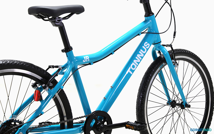 타누스 주니어 24 키즈바이크 알로이 프레임 구조 디테일