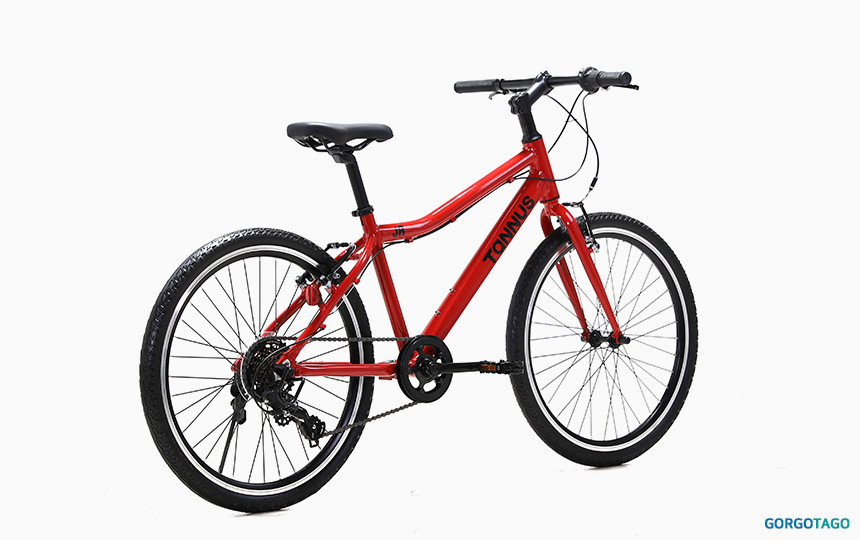 타누스 주니어 24 키즈바이크 레드 컬러 실루엣 이미지