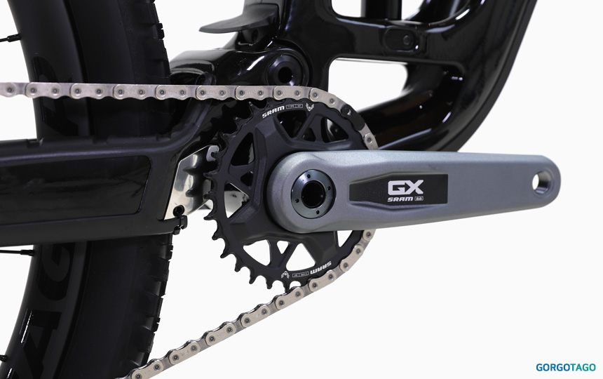 2025 TREK Fuel EX 9.8 GX AXS Gen 6 MTB drive detail 2
