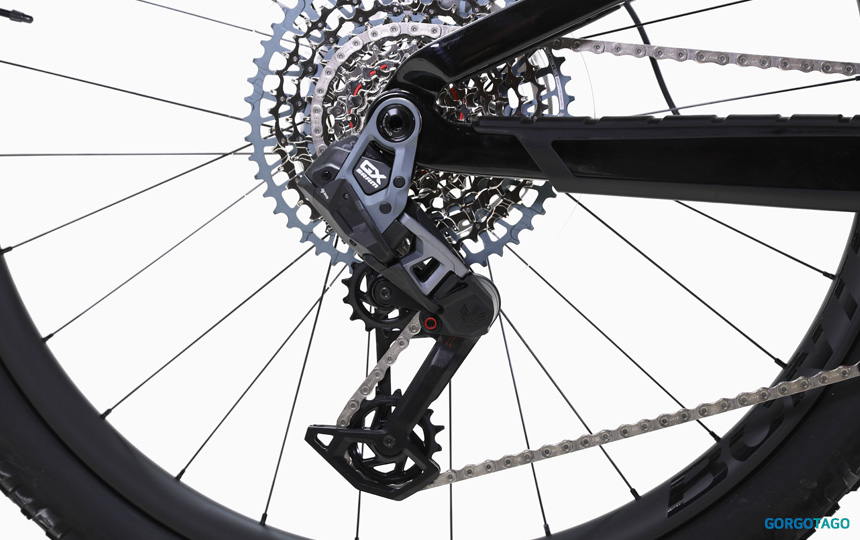 2025 TREK Fuel EX 9.8 GX AXS Gen 6 MTB drive detail 3