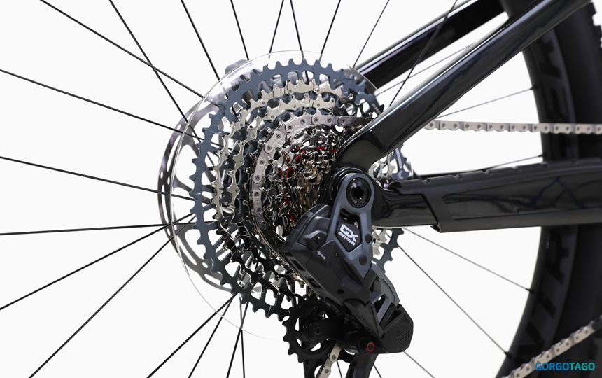 2025 TREK Fuel EX 9.8 GX AXS Gen 6 MTB drive detail 4