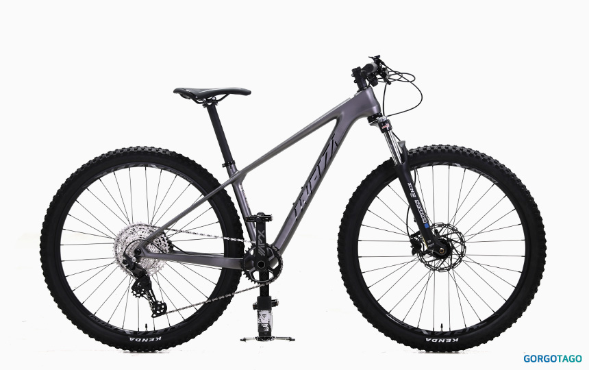 25 알톤 인피자 리팩 9 MTB 29인치 맷스틸 그레이 컬러 측면 이미지