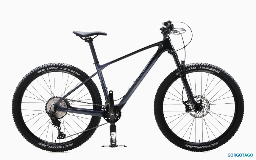 2024 첼로 크로노 50 MTB 27.5 블랙 다크 니켈 실버 컬러 측면 이미지