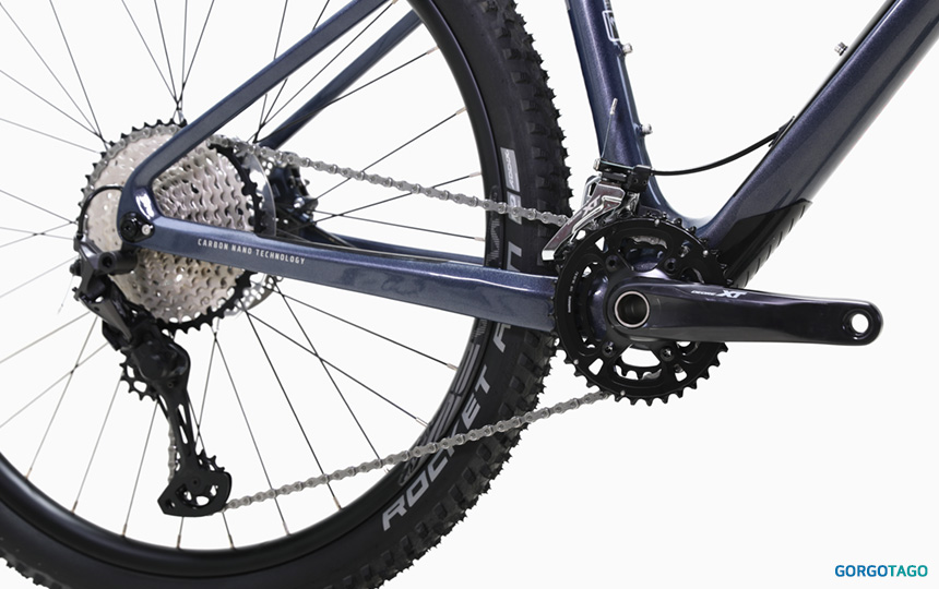2024 첼로 크로노 50 MTB 27.5 시마노 XT 2x12 구동계 디테일