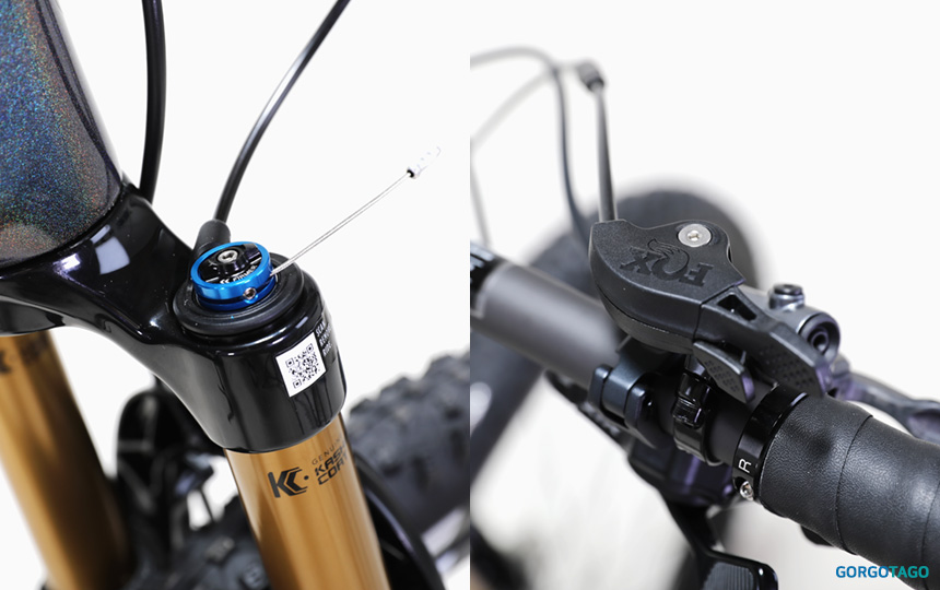 2024 첼로 크로노 90 MTB 27.5 리모트 락아웃 포크 디테일