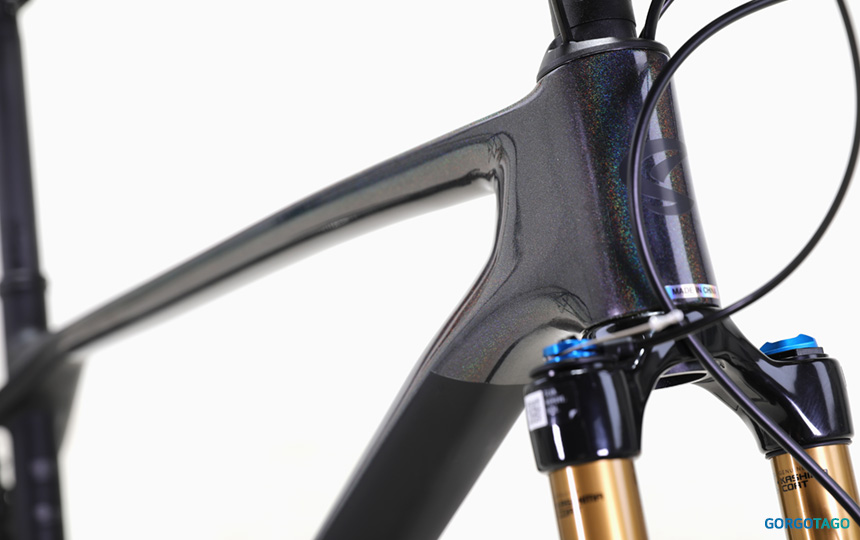 2024 첼로 크로노 90 MTB 27.5 헤드튜브 프레임 구조 디테일