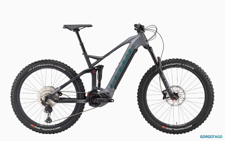 2024 첼로 27.5 불렛 FX 80 E-MTB 클라우드 실버 블랙 컬러 측면 전체 이미지