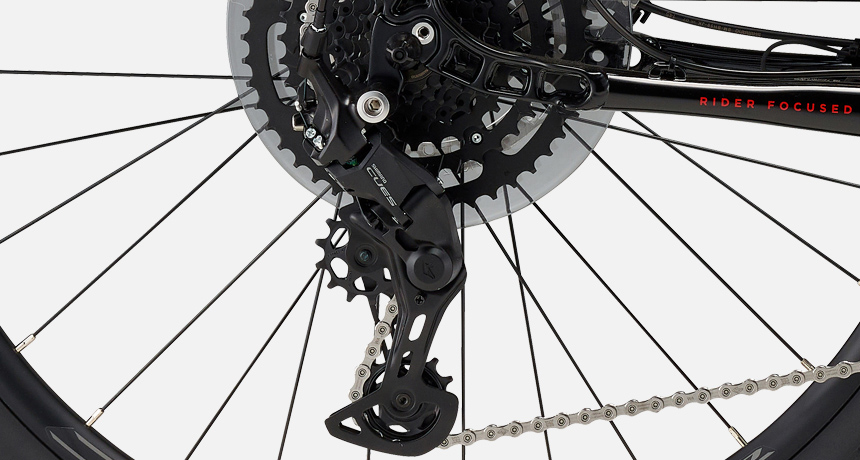 2025 첼로 27.5 불렛 XC 30 E-MTB 시마노 CUES 9단 구동계 디테일