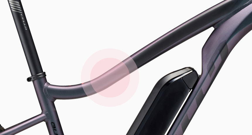 2025 첼로 29 불렛 XC 50 E-MTB 프레임셋 구조 디테일