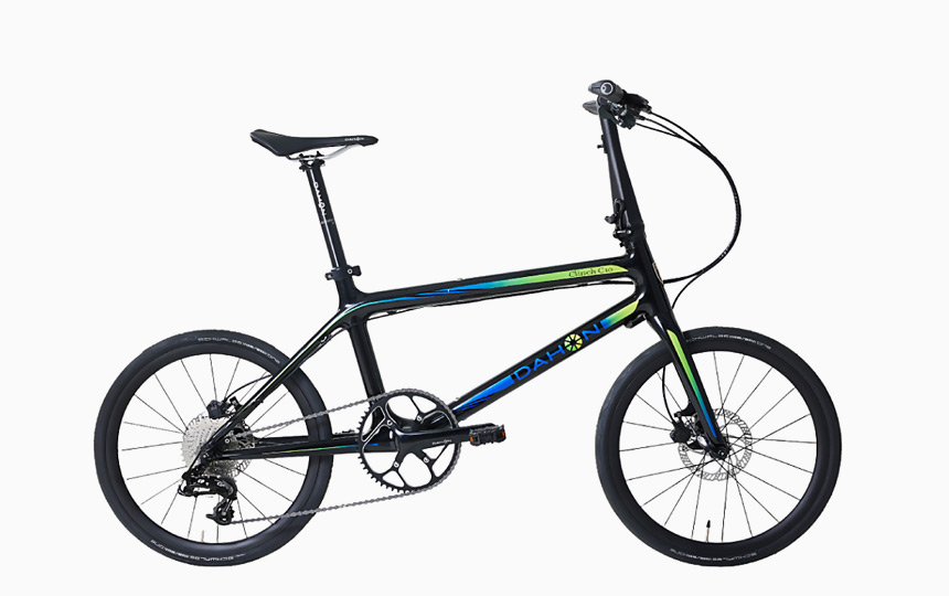 다혼 클린치 D10 카본 미니벨로 블랙 컬러 전체 이미지 1