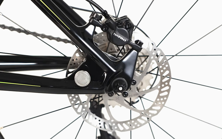 다혼 클린치 D10 카본 미니벨로 텍트로 유압 디스크 브레이크 디테일