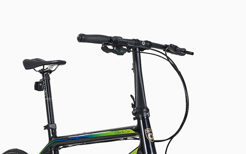 다혼 클린치 D10 카본 미니벨로 Eiffel 핸들포스트 디테일 1