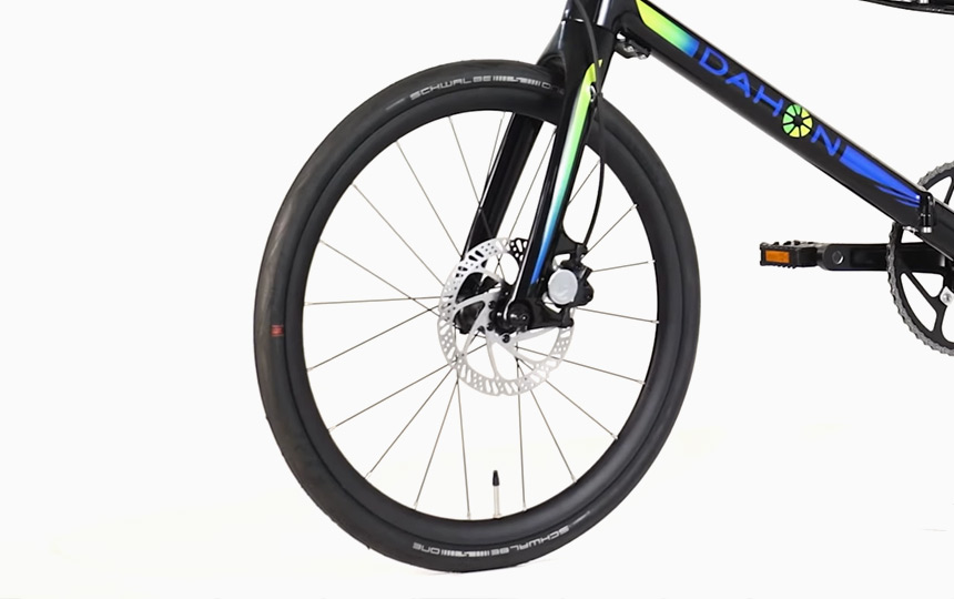 다혼 클린치 D10 카본 미니벨로 20인치 451 휠셋 디테일