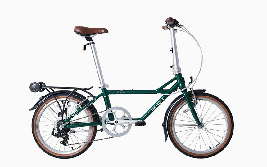 다혼 D-알파 미니벨로 그린 컬러 측면 이미지