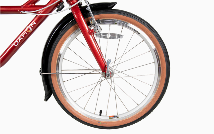 다혼 D-알파 20인치 미니벨로 휠 디테일