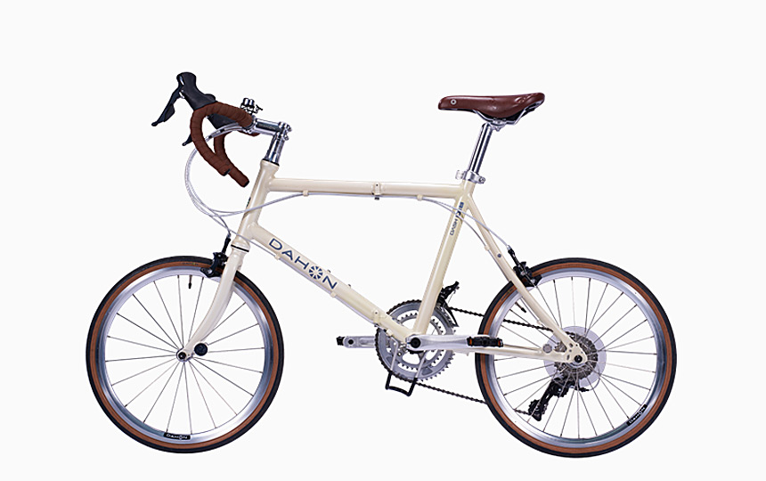 다혼 대쉬 D18 폴딩 미니벨로 베이지 컬러 전체 이미지 1