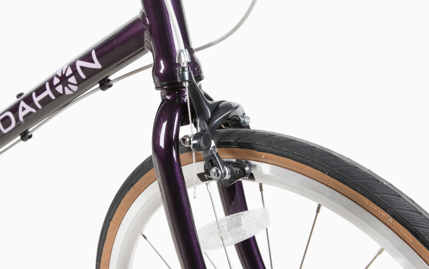 다혼 대쉬 D18 폴딩 미니벨로 시마노 소라 캘리퍼 브레이크 디테일 1