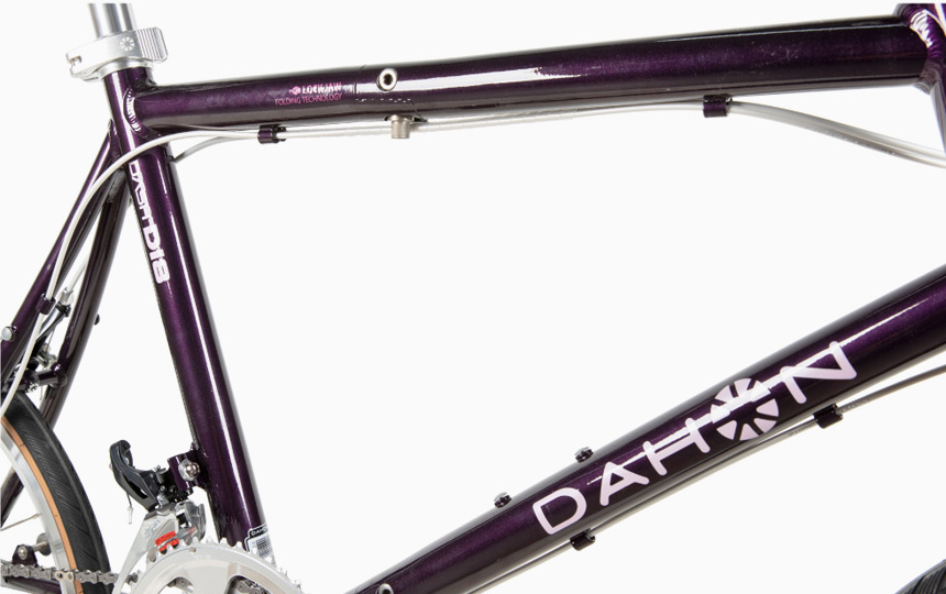 다혼 대쉬 D18 폴딩 미니벨로 LOCK JAW 폴딩 구조 디테일 2