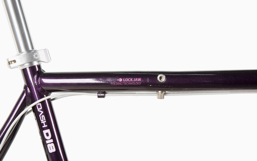 다혼 대쉬 D18 폴딩 미니벨로 컴팩트 폴딩 상태 디테일 3