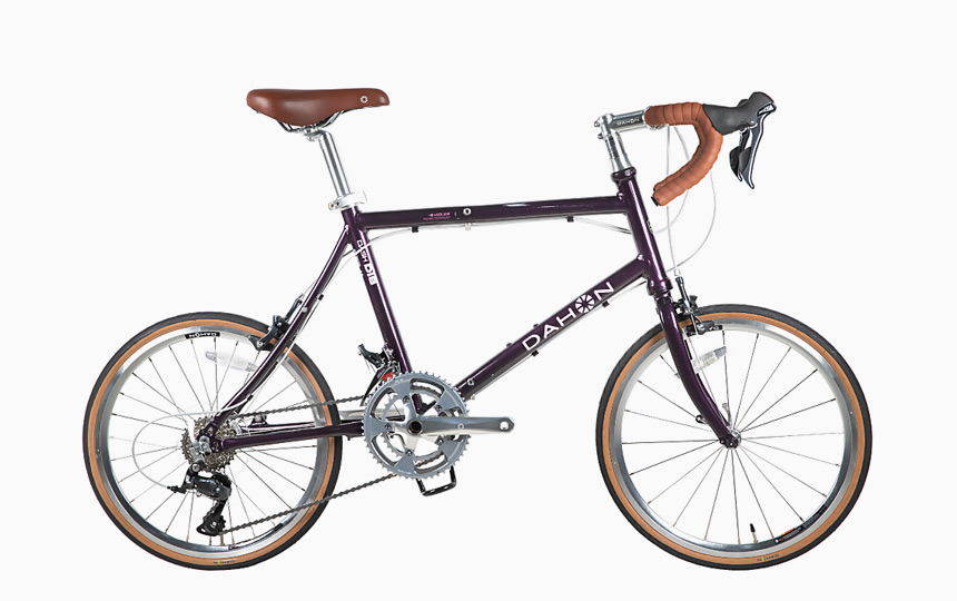 다혼 대쉬 D18 폴딩 미니벨로 퍼플 컬러 전체 이미지 1