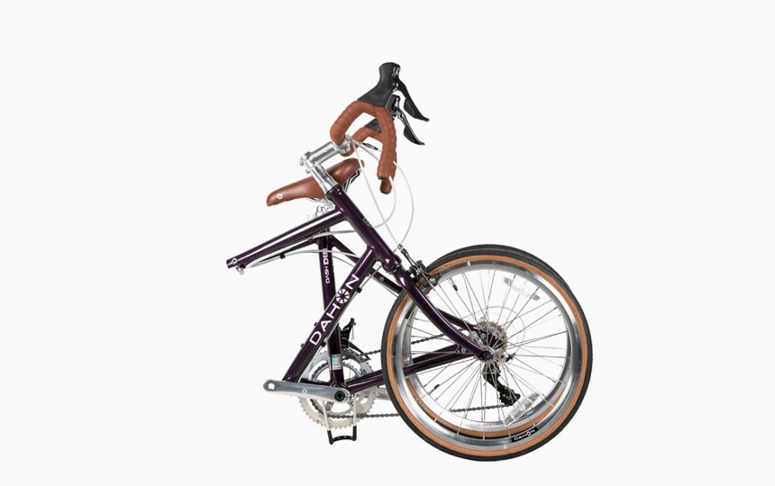 다혼 대쉬 D18 폴딩 미니벨로 퍼플 컬러 전체 이미지 4