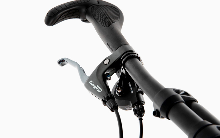 다혼 MU LX 11단 에르곤 핸들그립 디테일