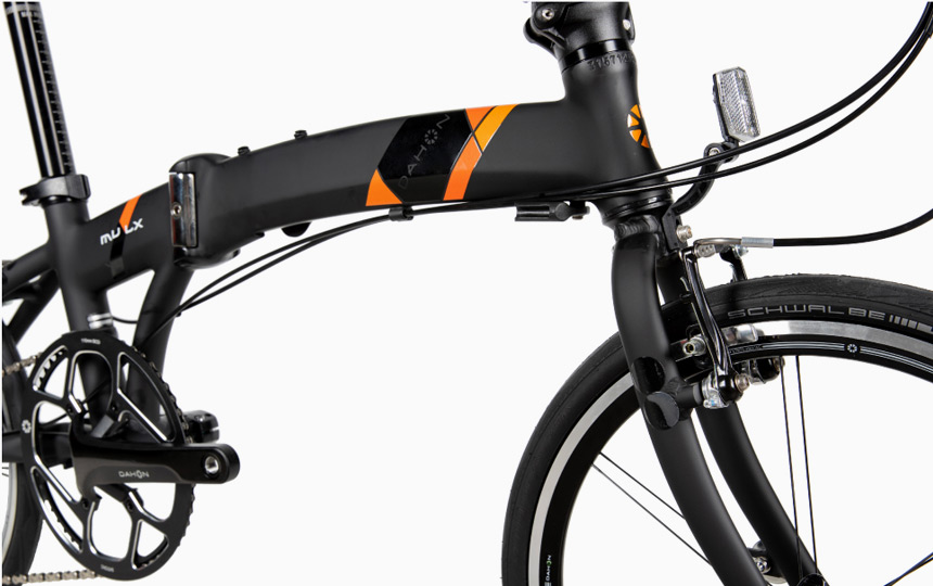 다혼 MU LX 11단 Deltec 보강 프레임 디테일