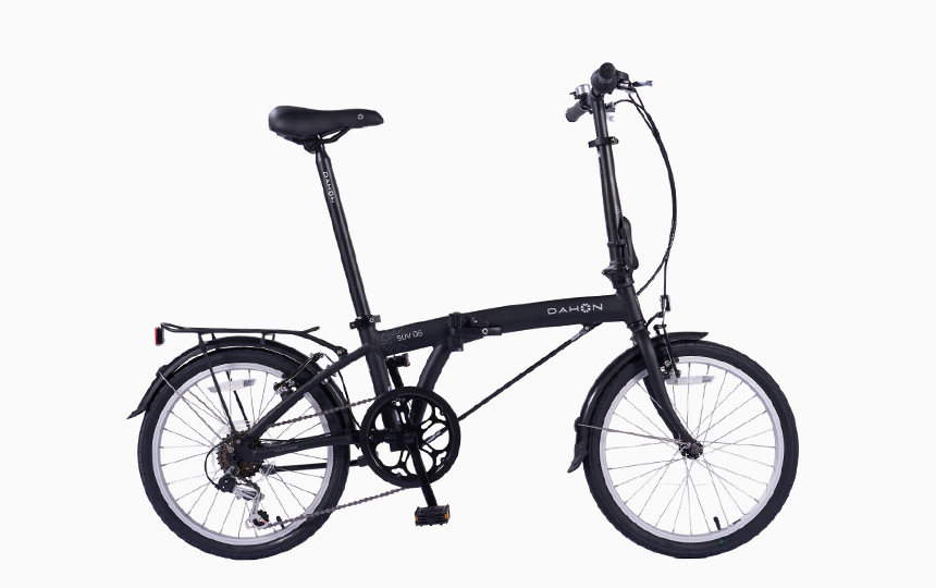 다혼 NEW SUV D6 미니벨로 블랙 컬러 전체 이미지 1