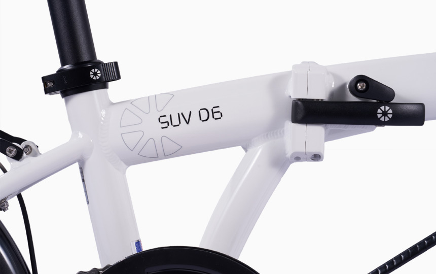 다혼 NEW SUV D6 미니벨로 폴딩 힌지 레버 디테일 2