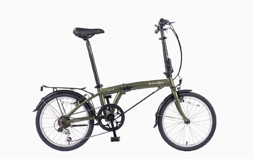 다혼 NEW SUV D6 미니벨로 맷그린 컬러 전체 이미지 1