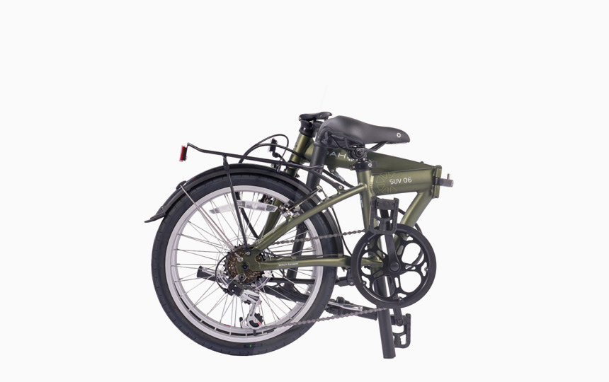 다혼 NEW SUV D6 미니벨로 맷그린 컬러 전체 이미지 3