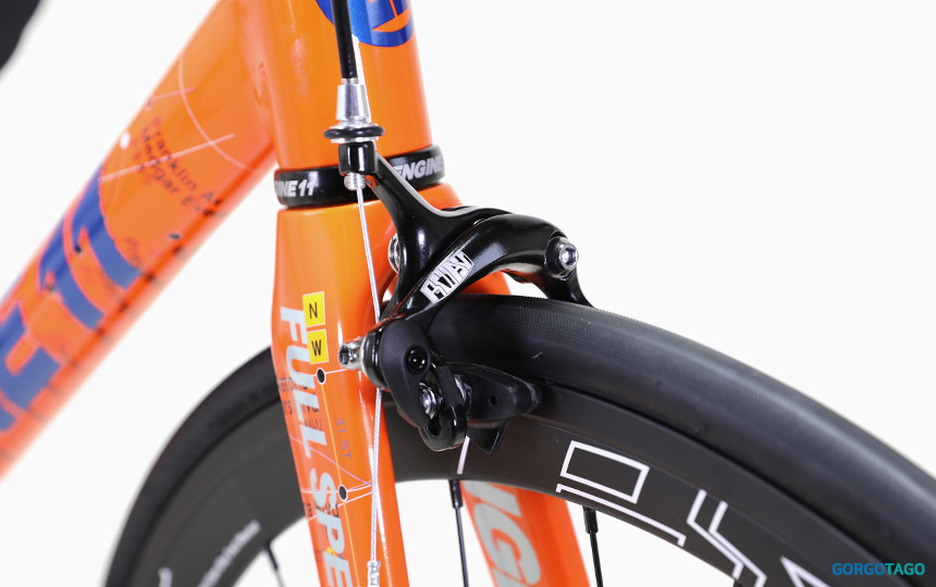 2026 엔진11 크릿디 픽시 전륜 캘리퍼 림 브레이크 디테일