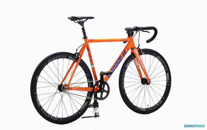 2026 엔진11 크릿디 픽시 뉴욕 컬러 다운튜브 데칼 디테일 이미지