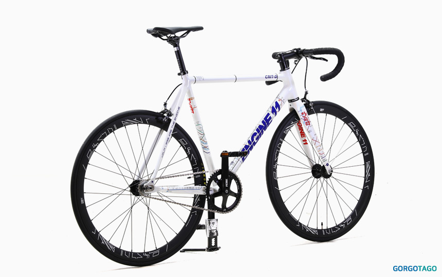 2026 엔진11 크릿디 픽시 서울 컬러 다운튜브 데칼 디테일 이미지