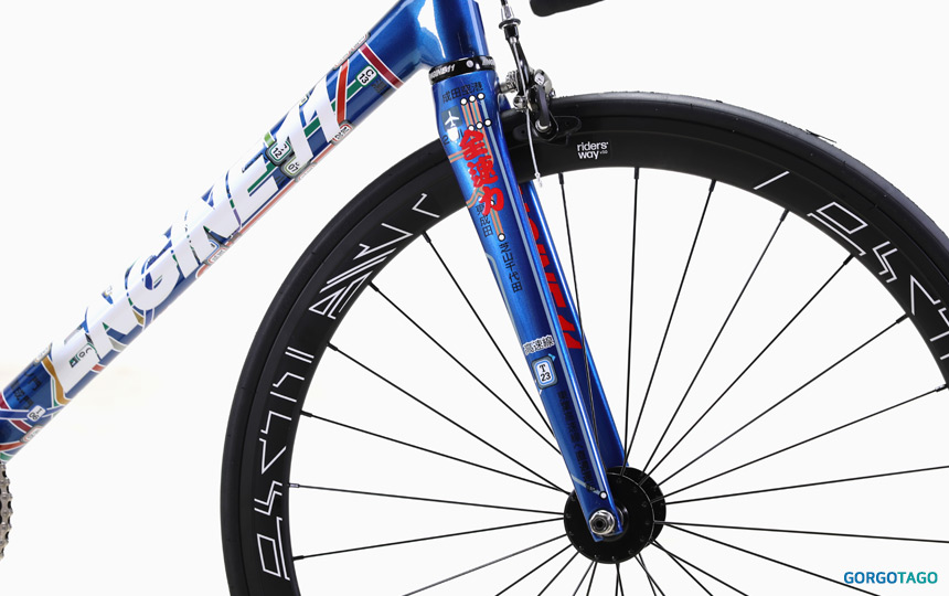 2026 엔진11 크릿디 픽시 도쿄 컬러 헤드튜브 그래픽 디테일 이미지