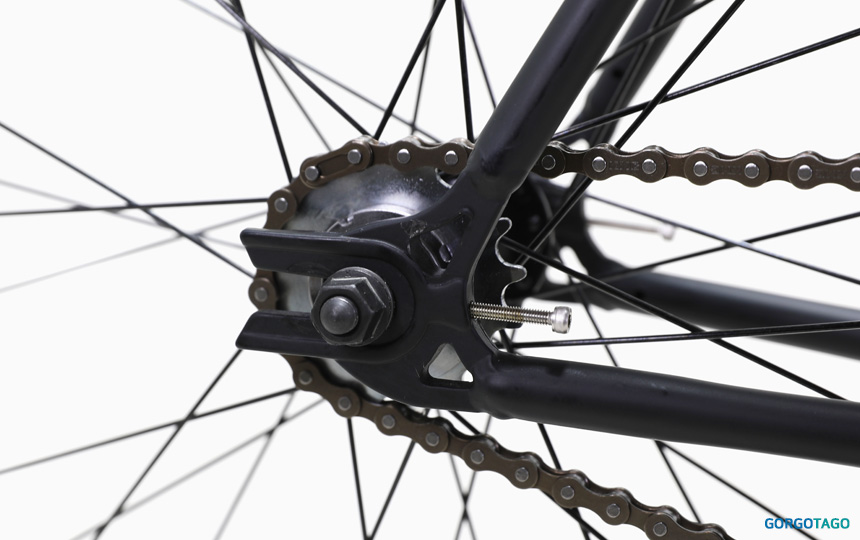 Gota 커스텀 아이언D 에어로 휠 픽시 17T 코그 구동부 디테일