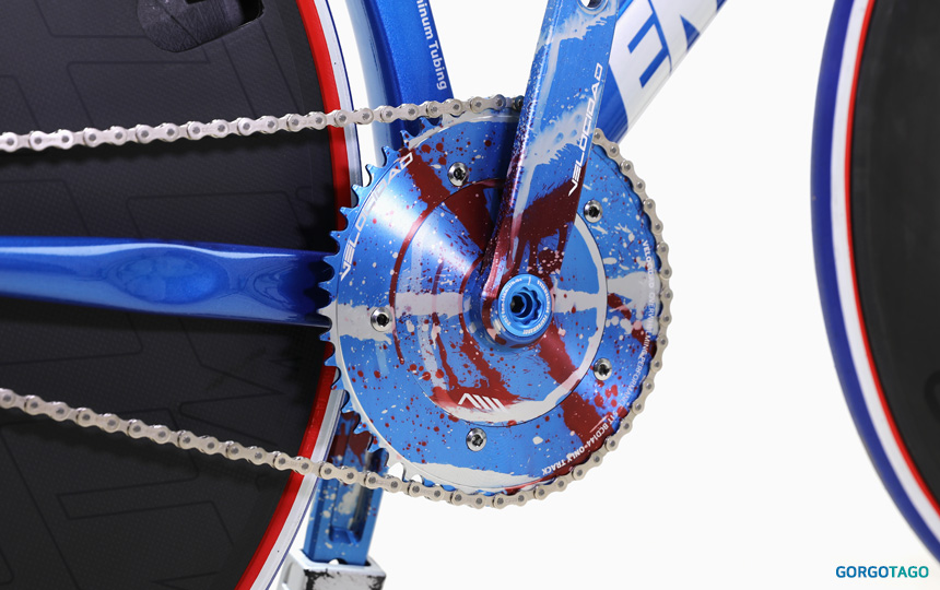 Gota 커스텀 엔진11 리븐 커스텀 픽시 벨로시닷 VC-2 크랭크셋 디테일