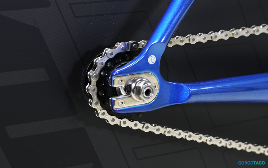 Gota 커스텀 엔진11 리븐 커스텀 픽시 마블 블루 디스크 크랭크 디테일