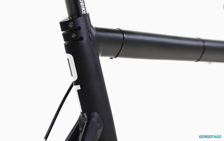 Gota 커스텀 로가스 다운타운 픽시 카본 포크 구조 디테일