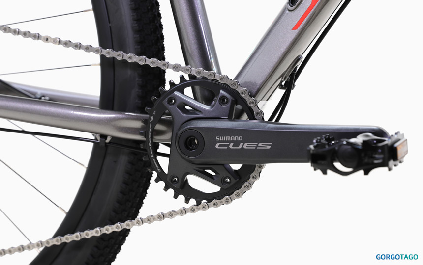 2026 예거 아스펜 3 MTB 29인치 시마노 CUES U6000 크랭크셋 디테일