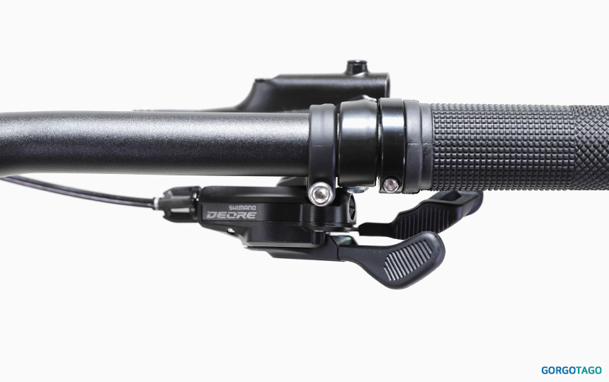 2026 예거 아스펜 5 MTB 29인치 시마노 데오레 시프터 디테일