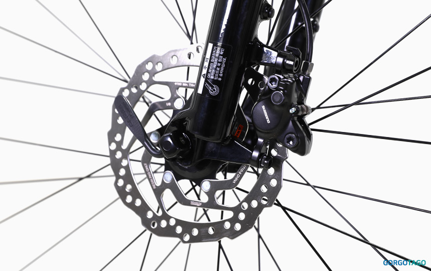 2026 예거 아스펜 S MTB 29인치 시마노 MT-200 유압 브레이크 디테일