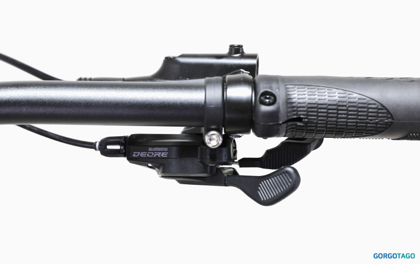 2026 예거 벤추라 5 MTB 29인치 시마노 데오레 시프터 디테일