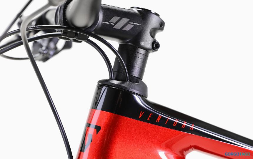 2026 예거 벤추라 8 MTB 29인치 헤드셋 상단 인터널 루팅 디테일